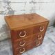 Art Deco period chest of drawers in walnut 1930
