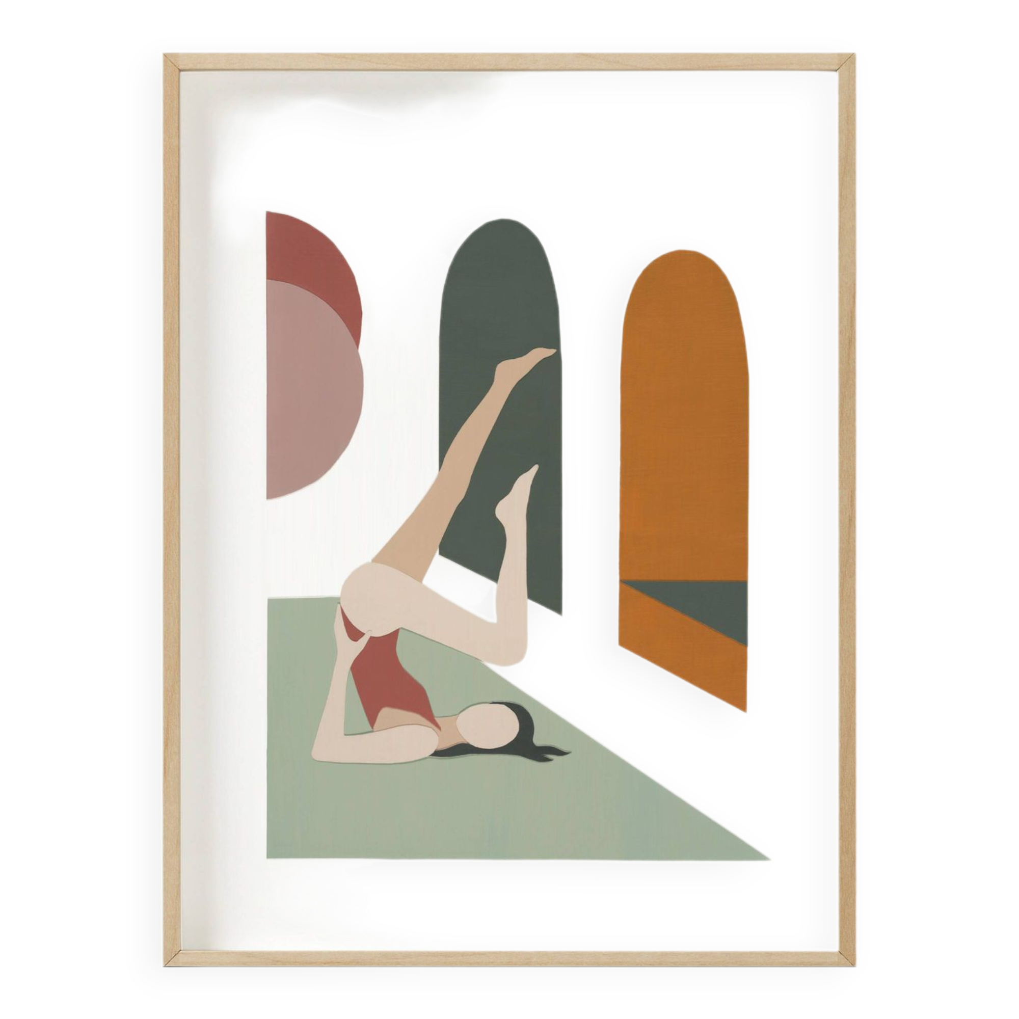 Lust Yoga - art print (30x40) signed ACKEOGH