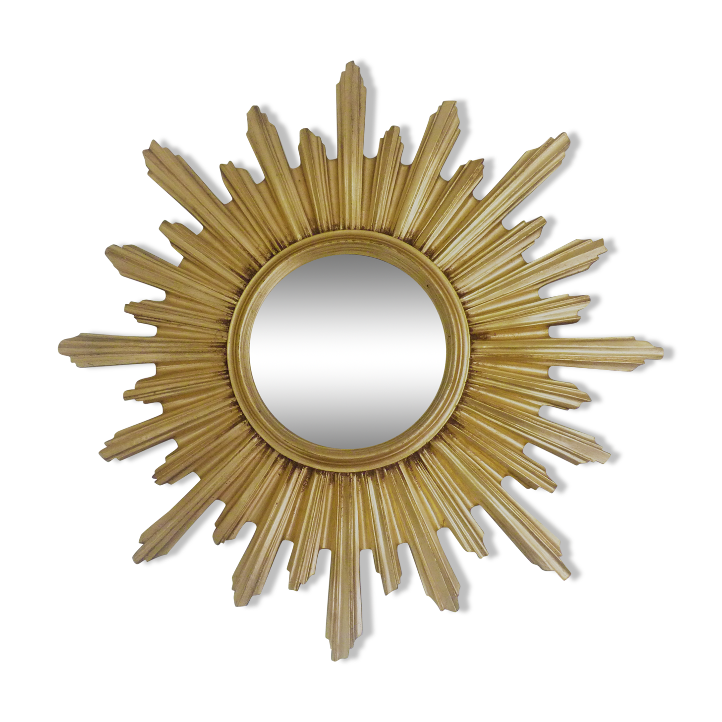 Miroir de sorcière soleil vintage 53 cm