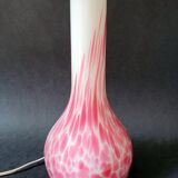 Vintage glass lamp foot Italy by Carlo Moretti