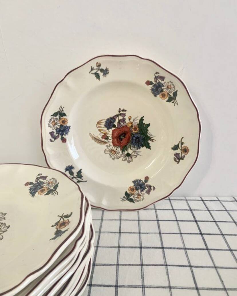 Sarreguemines plates