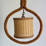 Rope suspension by Audoux Minet, France, 1950s