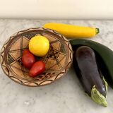 Kabyle dish in painted terracotta