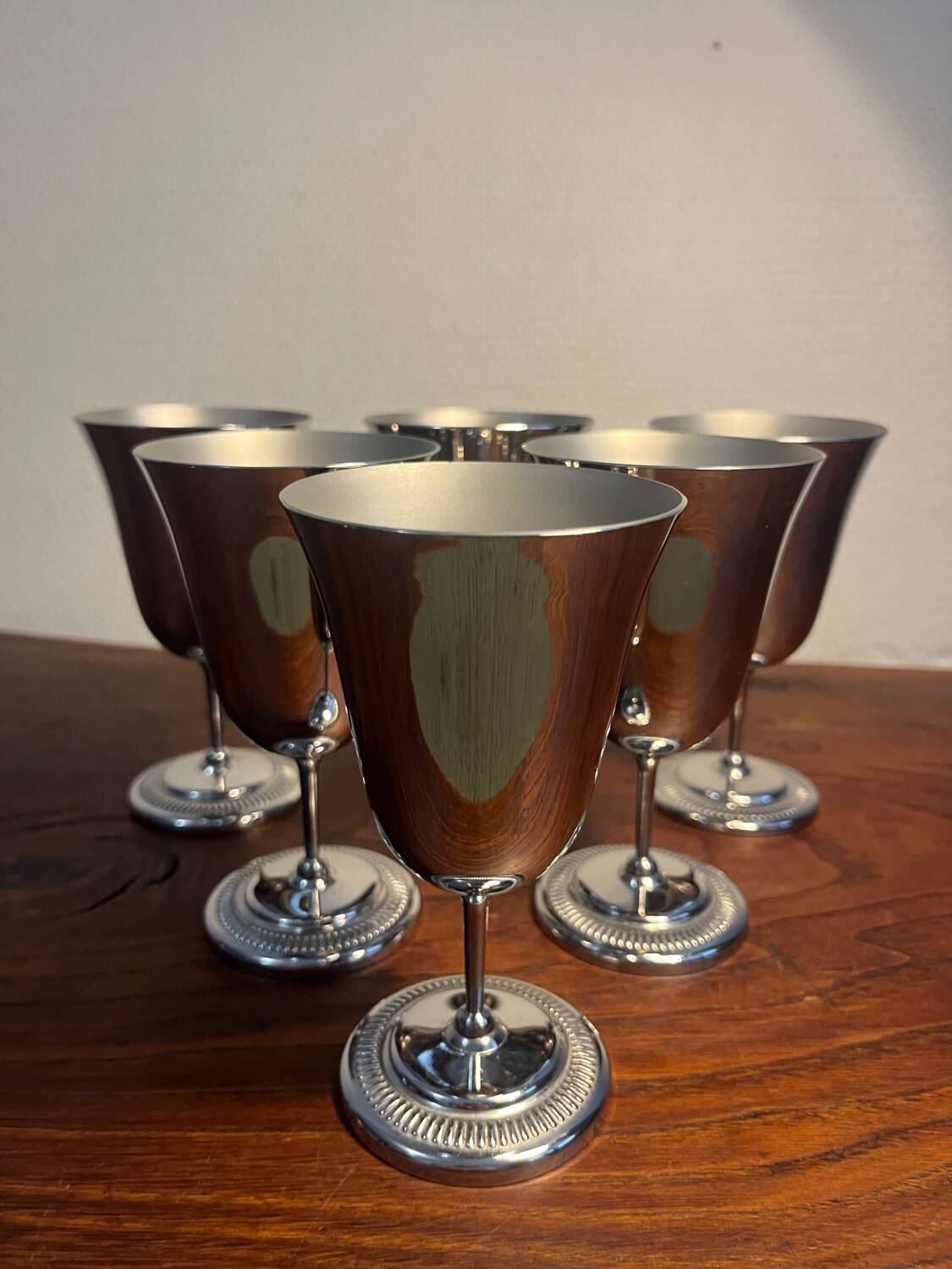 Letang Remy serving tray and ice cream sorbet flute cup