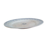 Plat rond en terre de fer