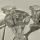 6 vintage ice cream cups with stylized foliage motifs