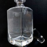 Crystal design whiskey decanter