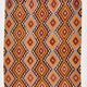 6x8 Multicolor Geometric Style Anatolian Vintage Kilim Rug, 177x236Cm