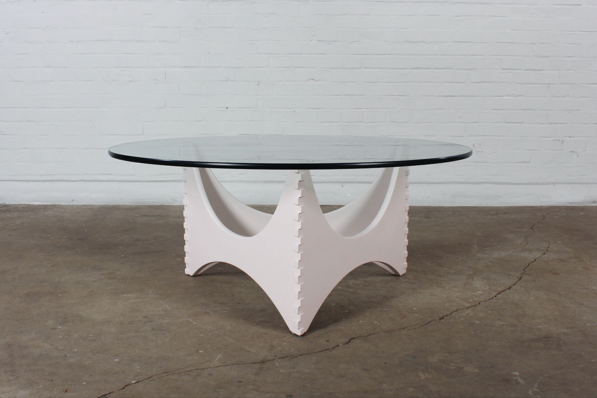 Table basse Vintage Space Age Design des années 70