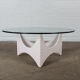 Table basse Vintage Space Age Design des années 70