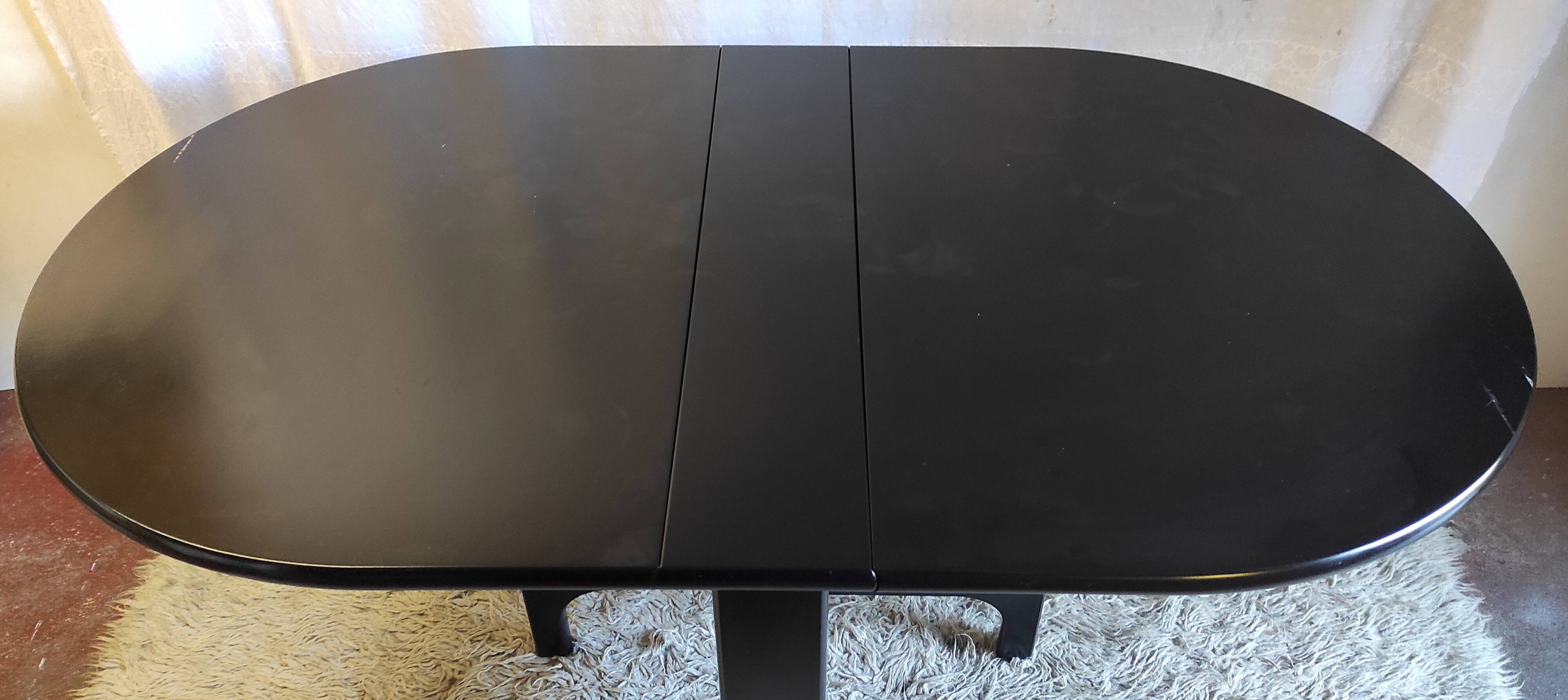 Folding dining table 6 people – 80s