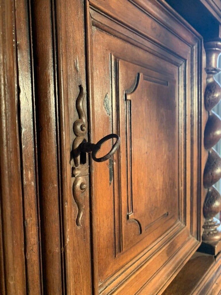 Buffet 2 body, Louis XIII style, seventeenth century