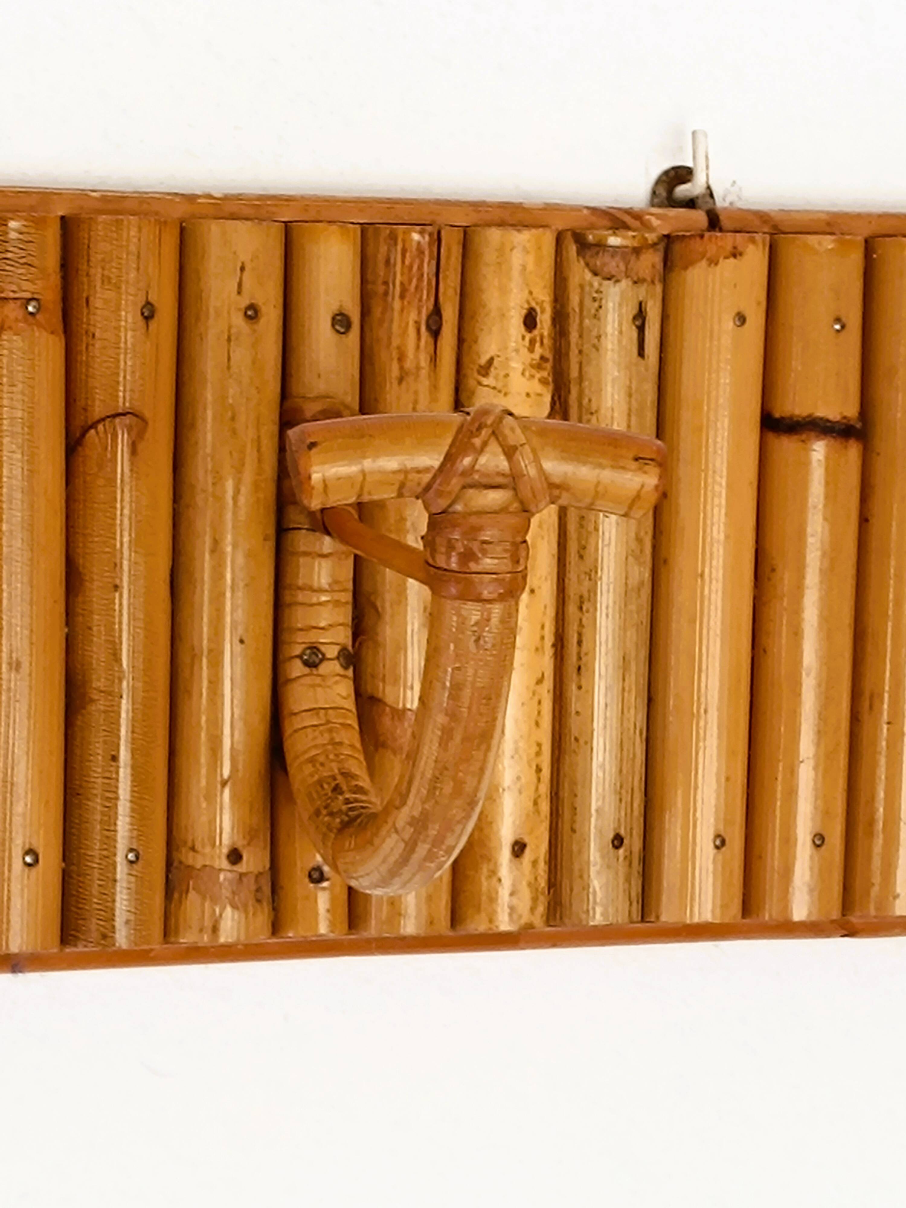 Bamboo coat rack