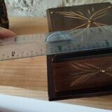 Vintage cigarette holder – Solid wood – 1950s–70s – Modernist style