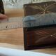 Vintage cigarette holder – Solid wood – 1950s–70s – Modernist style