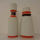 Space Age Op Art Vases from Royal KPM, 1960s, Set of 2