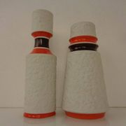 Space Age Op Art Vases from Royal KPM, 1960s, Set of 2