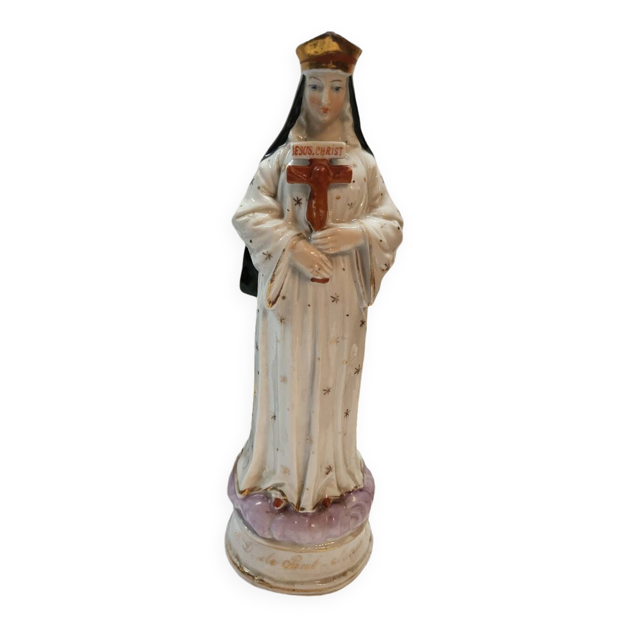 Porcelain Statuette of Our Lady of Pont Hand