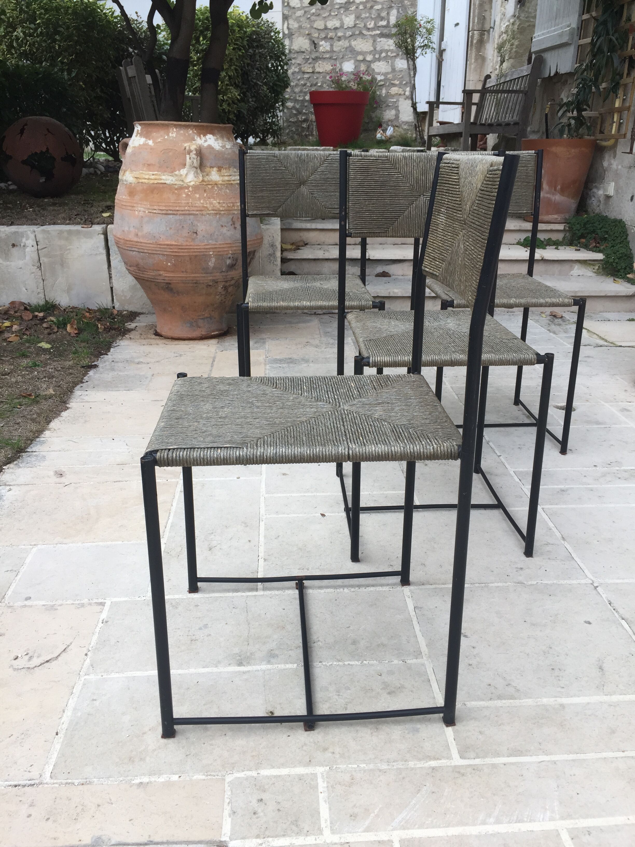 Series of 4 chairs paludis chair 150