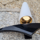 Pair of modernist wall lamps, vintage, 50s