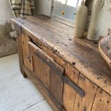 Established former brutalist console oak pine
