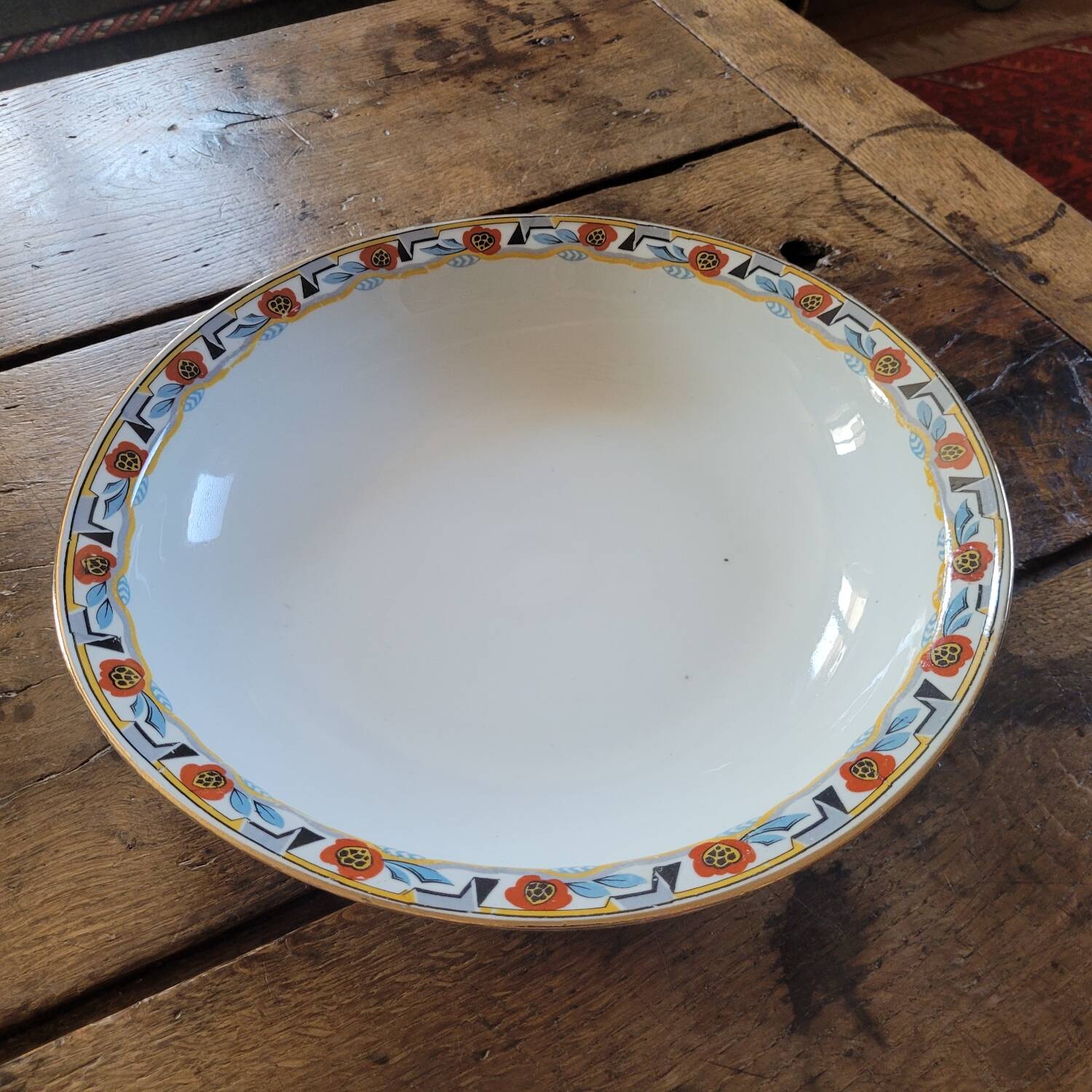 Shallow plate Art Deco MLV France 1930s