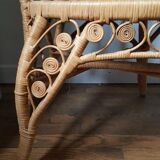 Fauteuil Peacock en rotin
