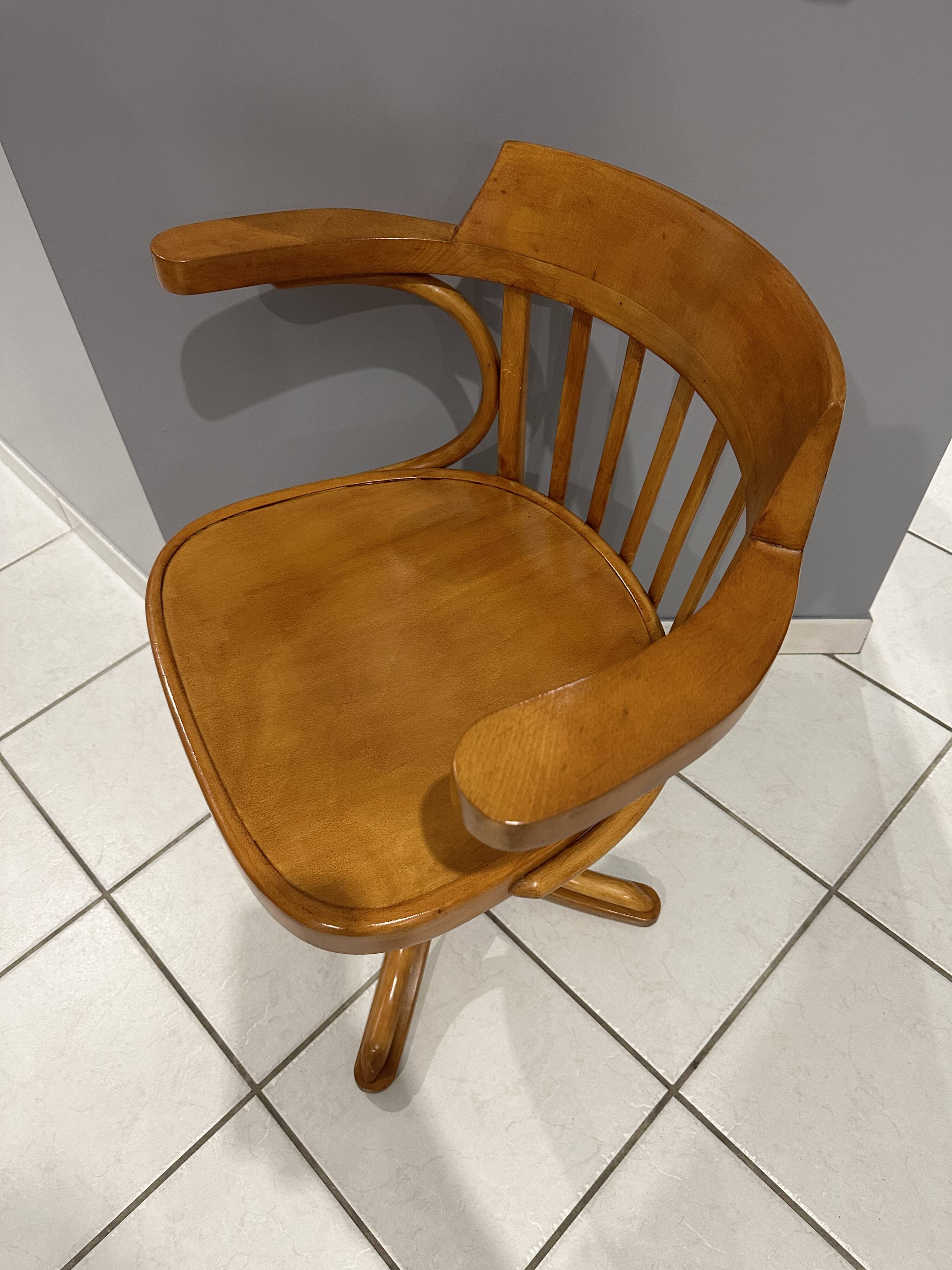 Vintage ZPM Radomsko Office Chair 1950