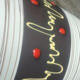 Very Large glazed ceramic vase Vintage W.Germany 60s soliflore shape