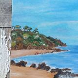 Painting on canvas Cancale