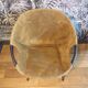 Fauteuil en daim circle par Lusch & Co