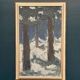 Original Vintage Swedish Oil on Panel – “Tre träd” by Svän Grandin – Signed – Vintage & Framed