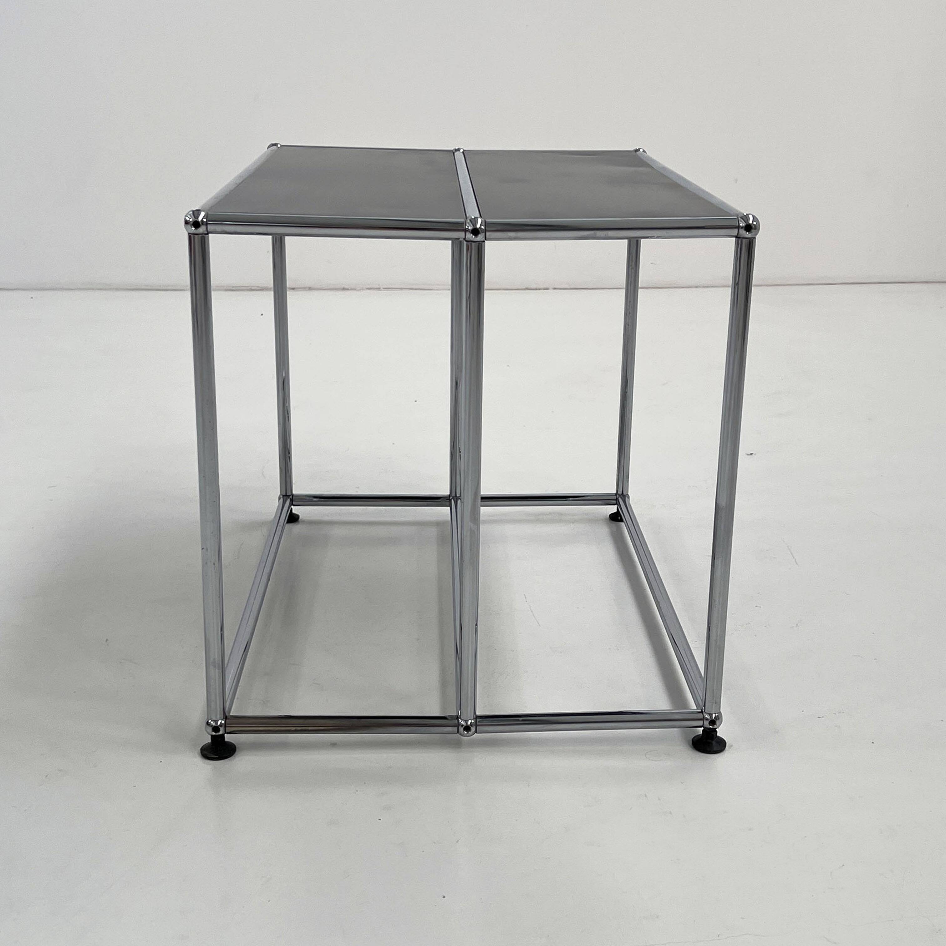 Black console by Fritz Haller & Paul Schärer for USM Haller, 1980