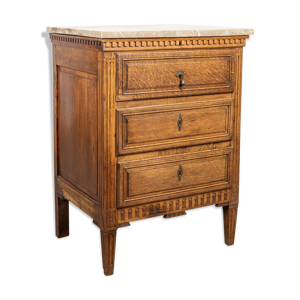 Commode en chêne xixeme
