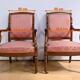 Paire de Fauteuils en Acajou, époque Restauration – Début XIXe