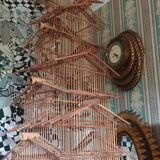 Handcrafted wooden cage