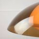 Lampe Space Age en forme d'ovni marron rare de Guzzini, années 1970