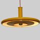Yellow XL Fog & Morup Optima Pendant Lamp: Hans Due Design, Denmark 1970s