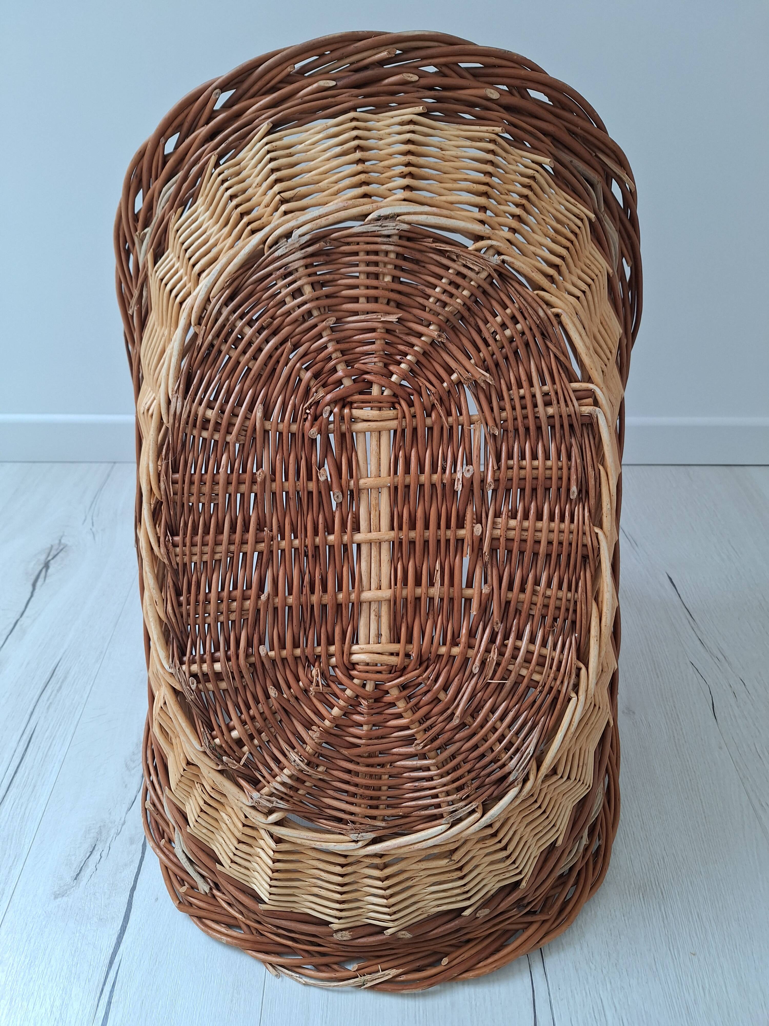 Vintage log basket