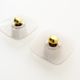 Pair of ice glass sconces by Peill & Putzler, Germany 1970's