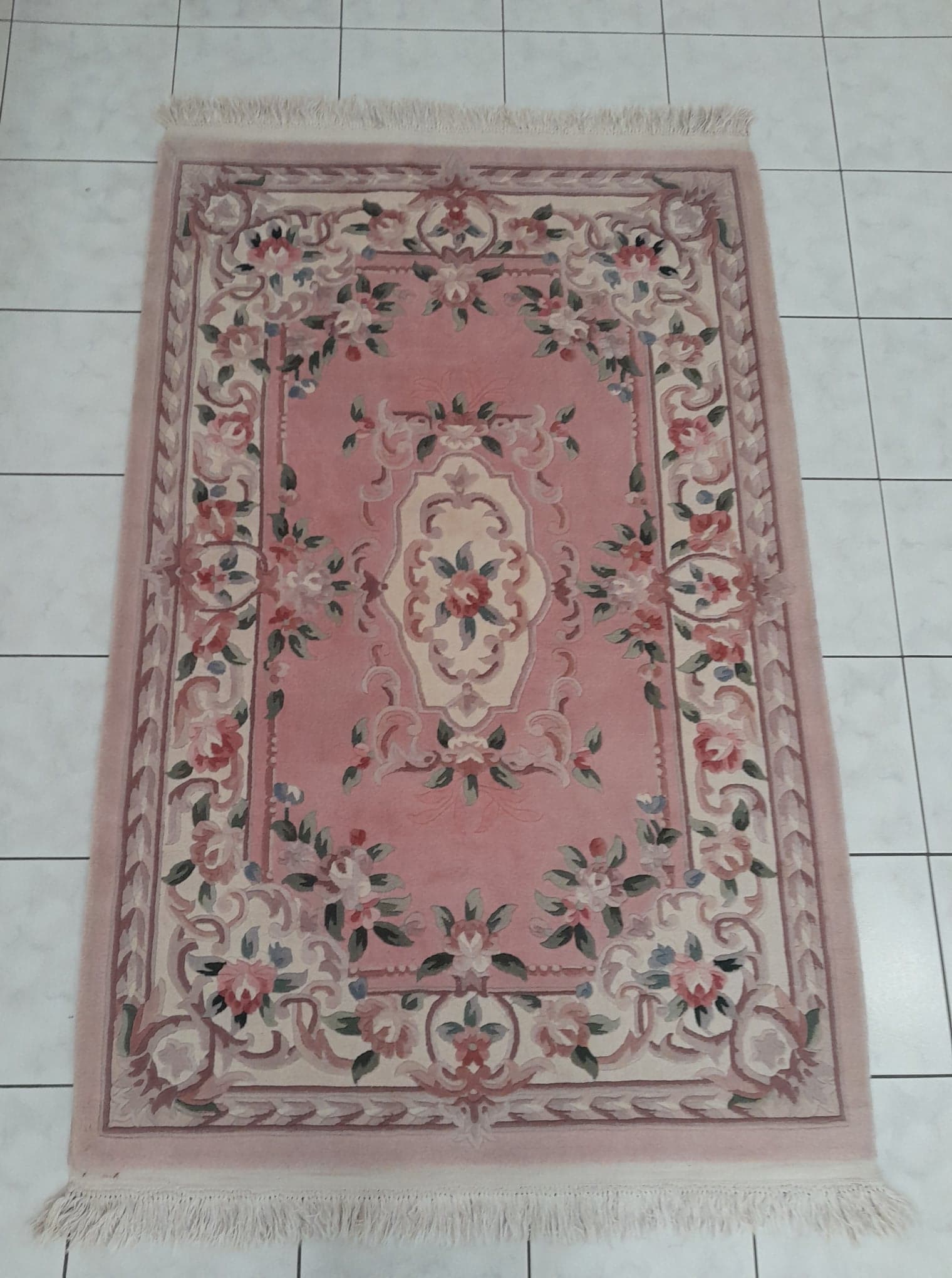 Chinese carpet style Aubusson handmade 186x123cm
