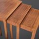 Set of 3 mid-century nesting tables by Wilhelm Renz, Germany 1960s