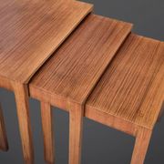Set of 3 mid-century nesting tables by Wilhelm Renz, Germany 1960s