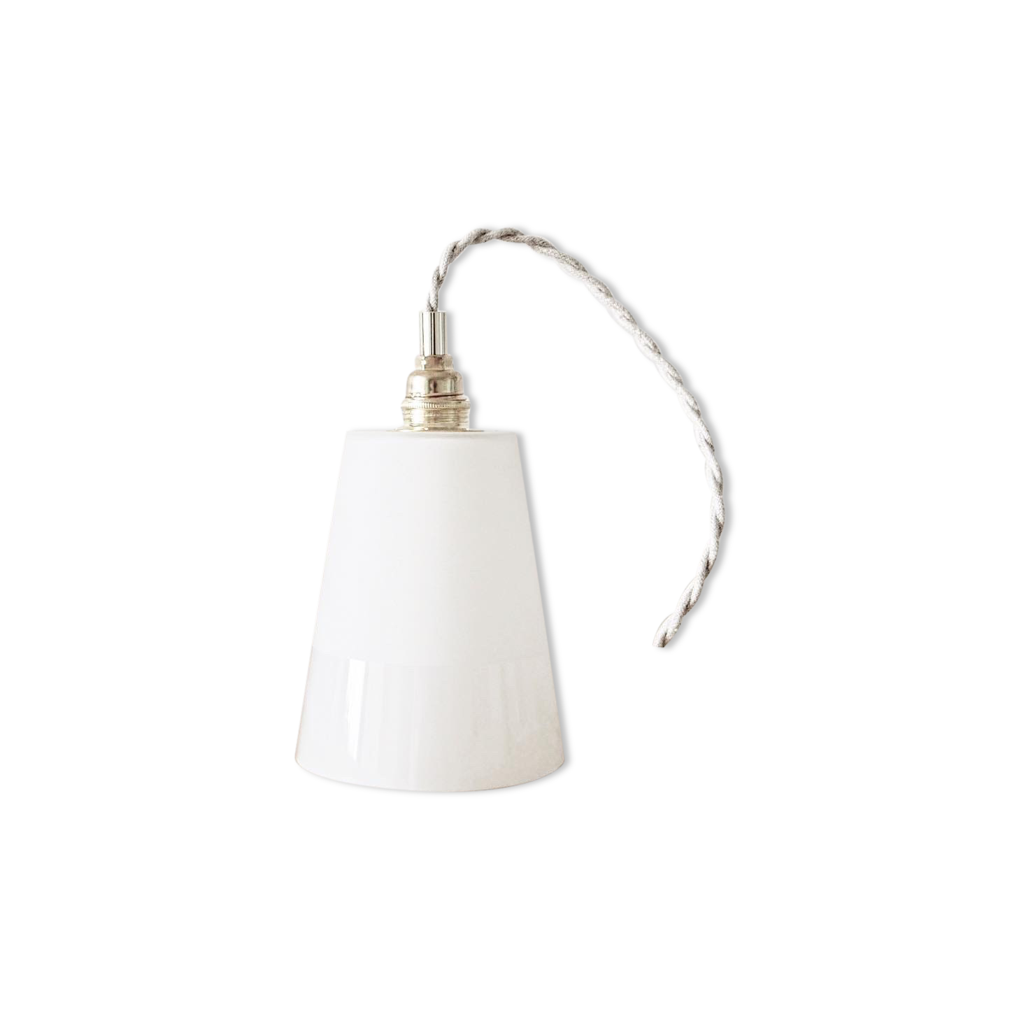 Baladeuse opaline blanche
