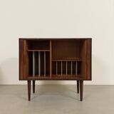 Danish Tambour Door Cabinet by Kai Kristiansen in Palisander 1960s