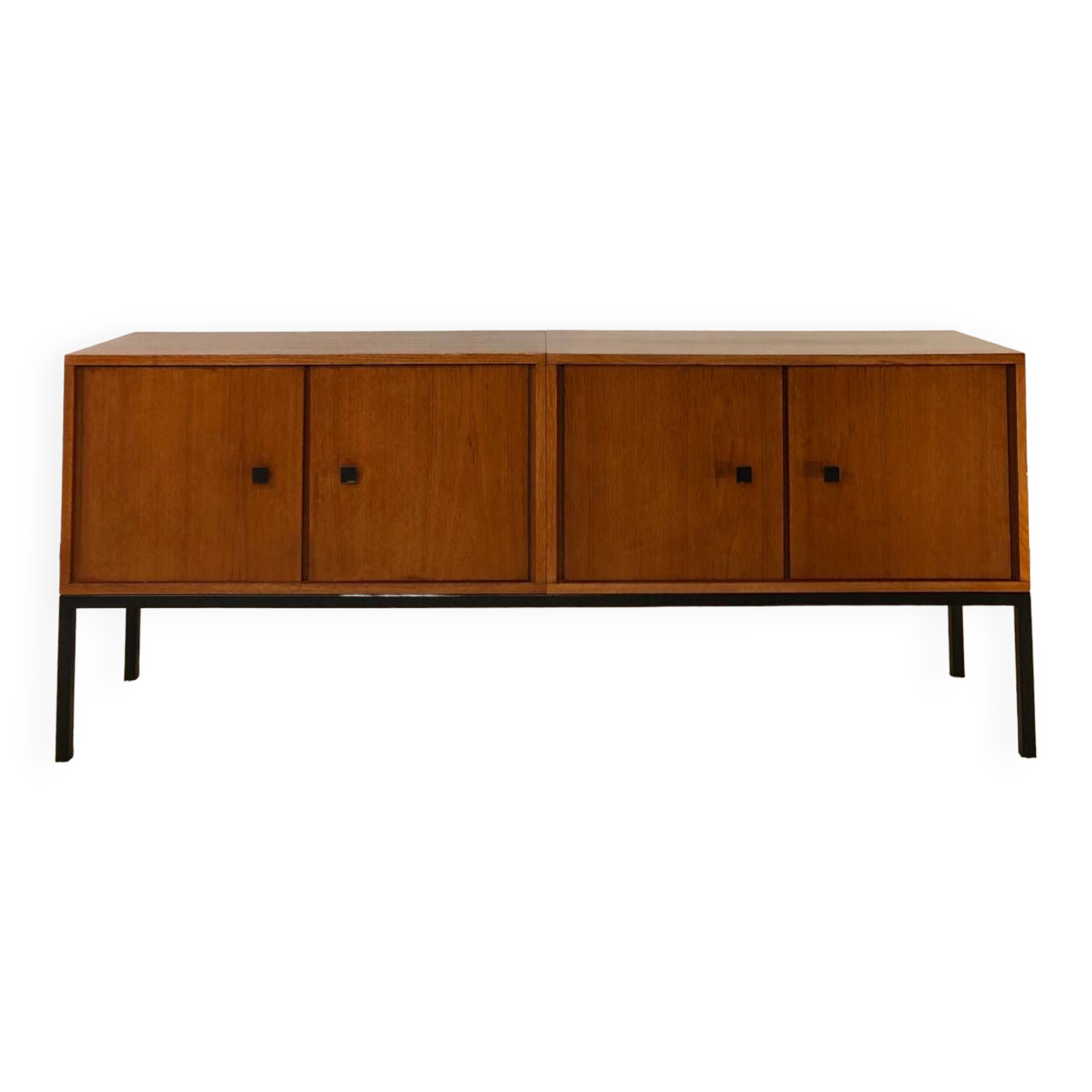 MDK sideboard in teak and steel circa 1960