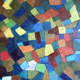 "Territoires" huile sur toile