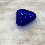 Murano Bullicante glass ashtray in blue