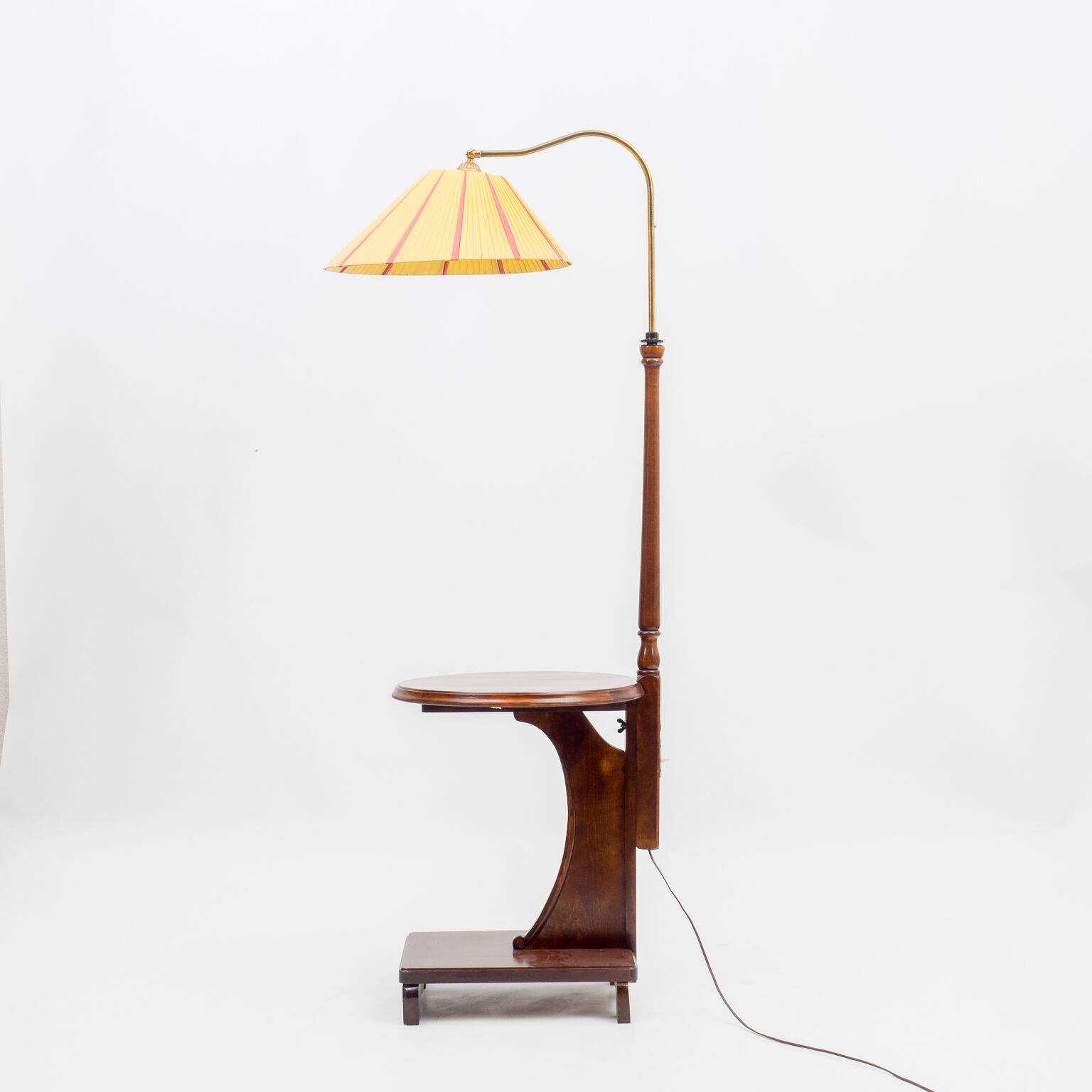 50s floor lamp with integrated table