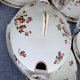 Antique table service in Limoges porcelain by F. Legrand, period A.